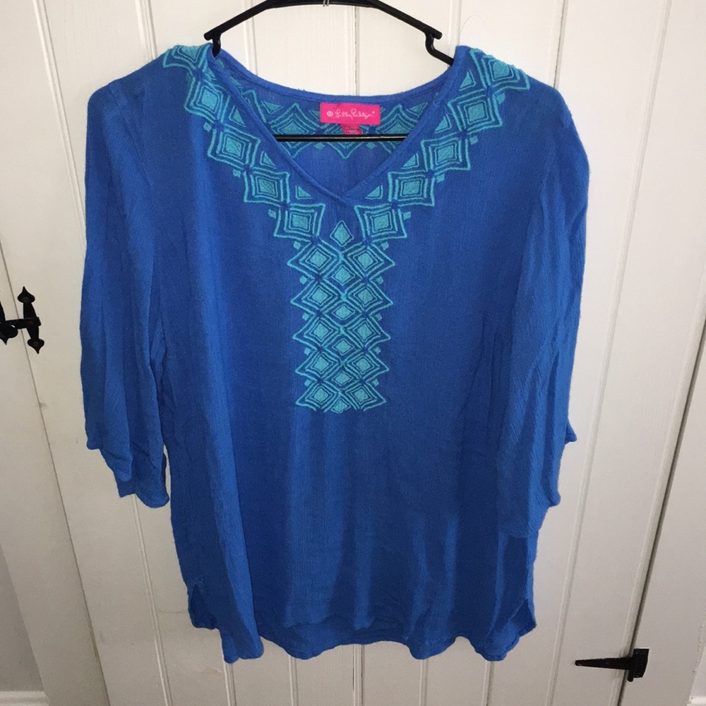 Lilly for target cover up tee